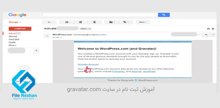 آموزش ثبت نام و استفاده از گراواتار Gravatar برای تصویر پروفایل 