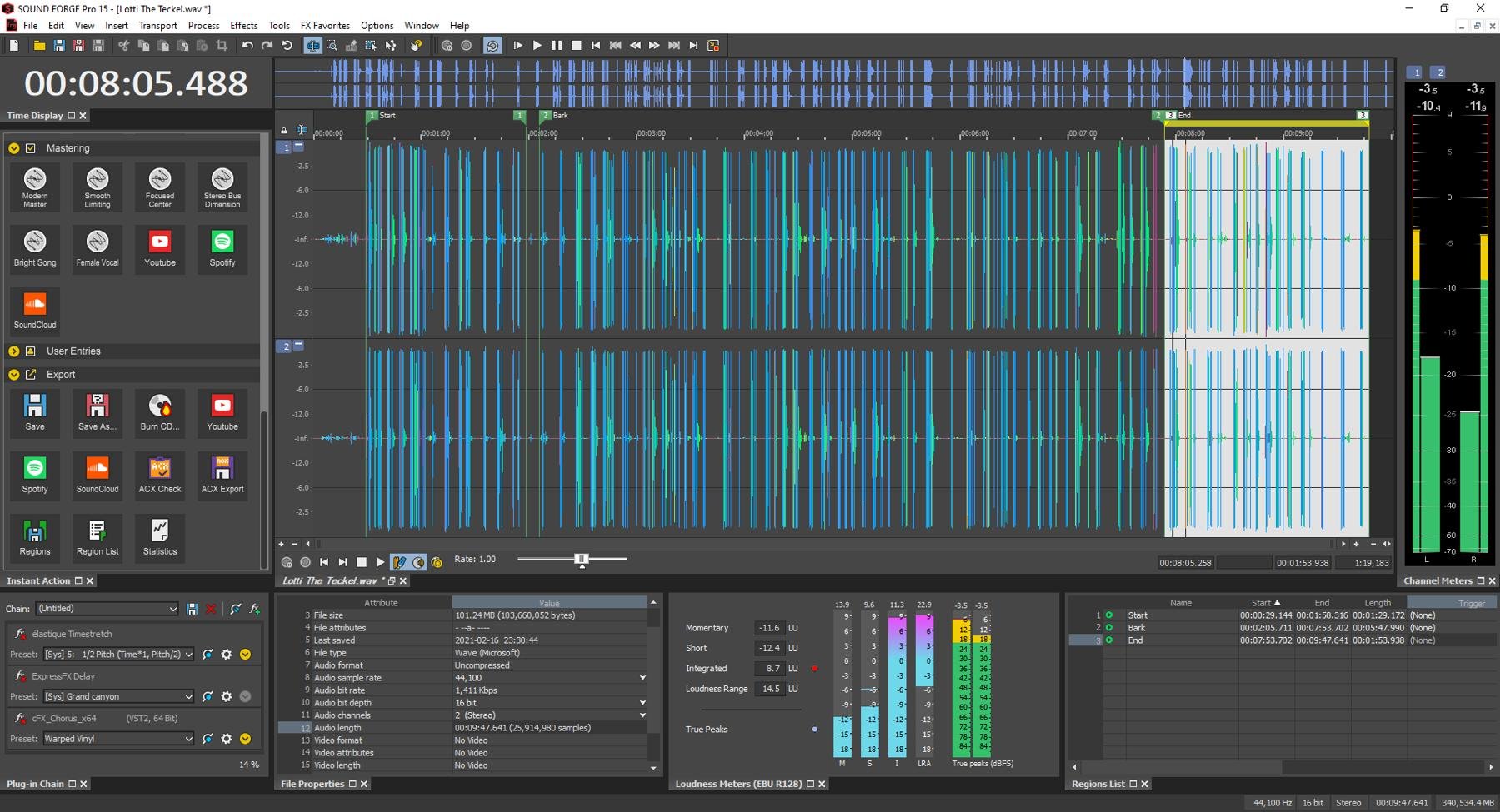 نرم افزار ضبط صدا Sound-Forge